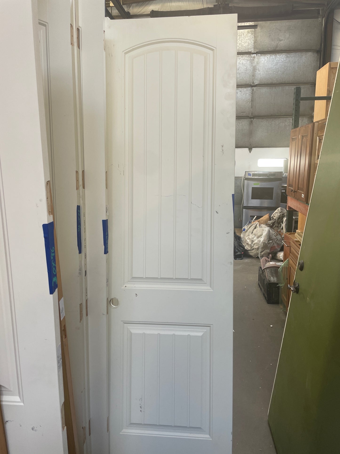 28x96 Interior Solid 2 Panel Slab Door, White [#J513.06]