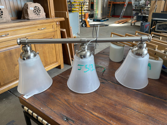 Brushed Nickel 3-Light Vanity Light [#J513.11]