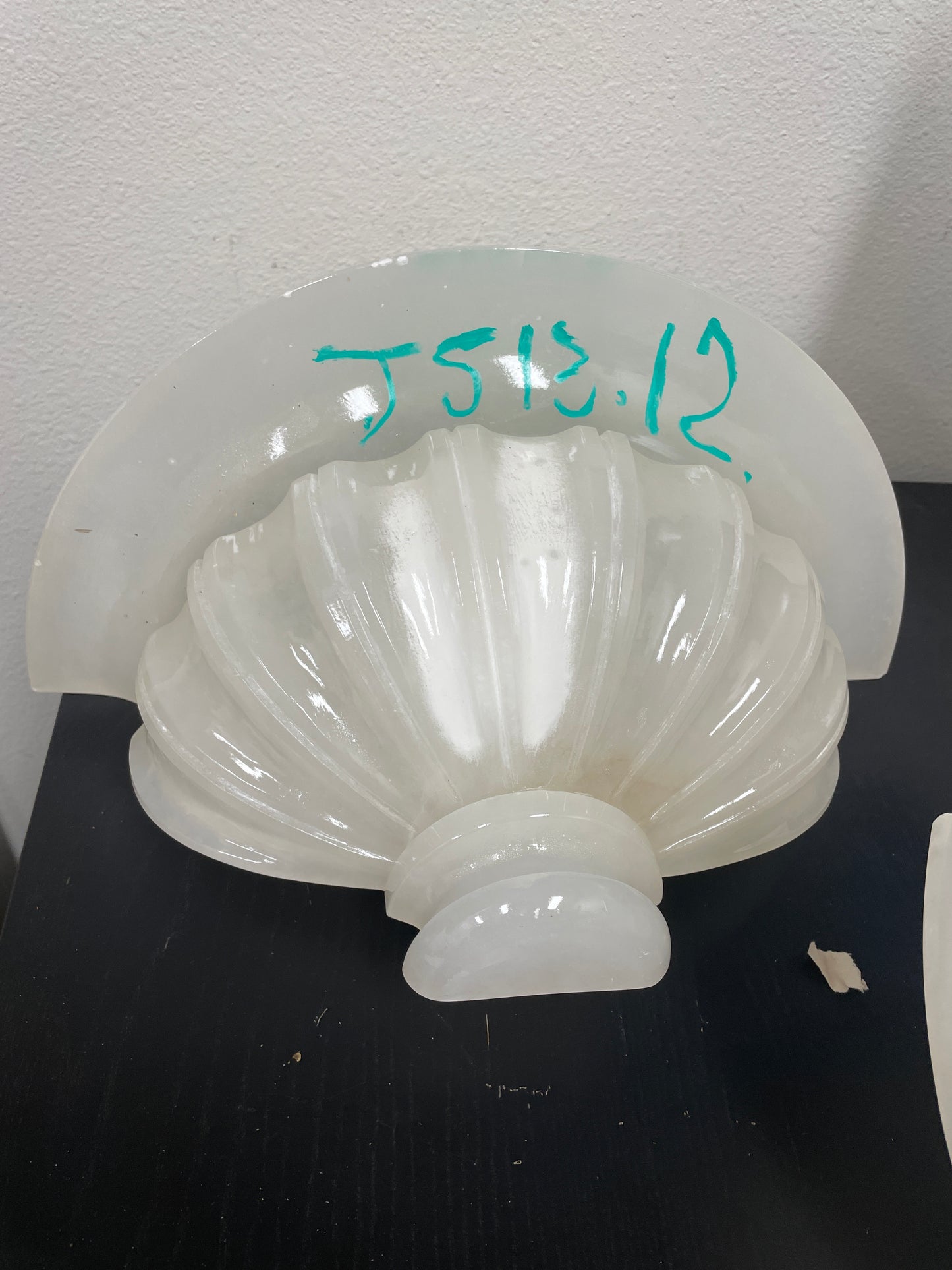 Vintage Georgian Art Lighting Alabaster Wall Sconce [#J513.12]