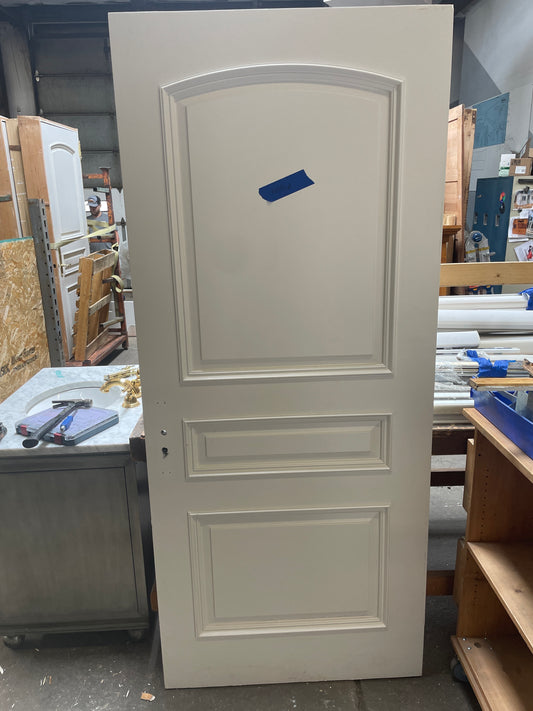 36x83 RHS Interior Solid 3 Panel Slab Door, White [#J519.07]
