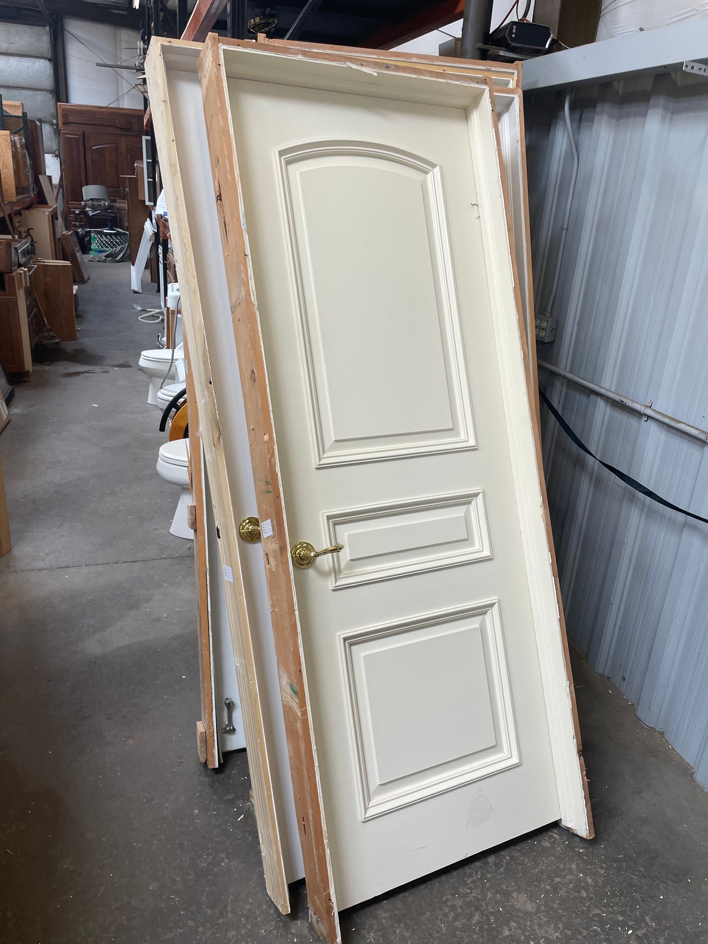30x83 RHS Interior Solid 3 Panel Prehung Door, White [#J519.11]