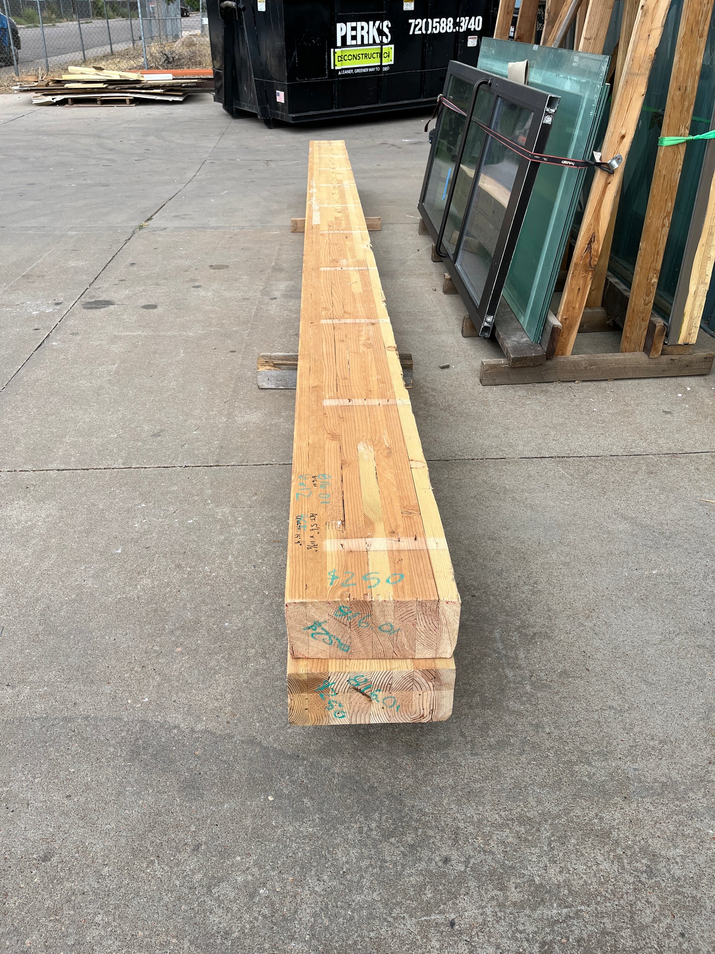Structural Glulam Beam 6x12x19’4” Laminated Wood [816.01]