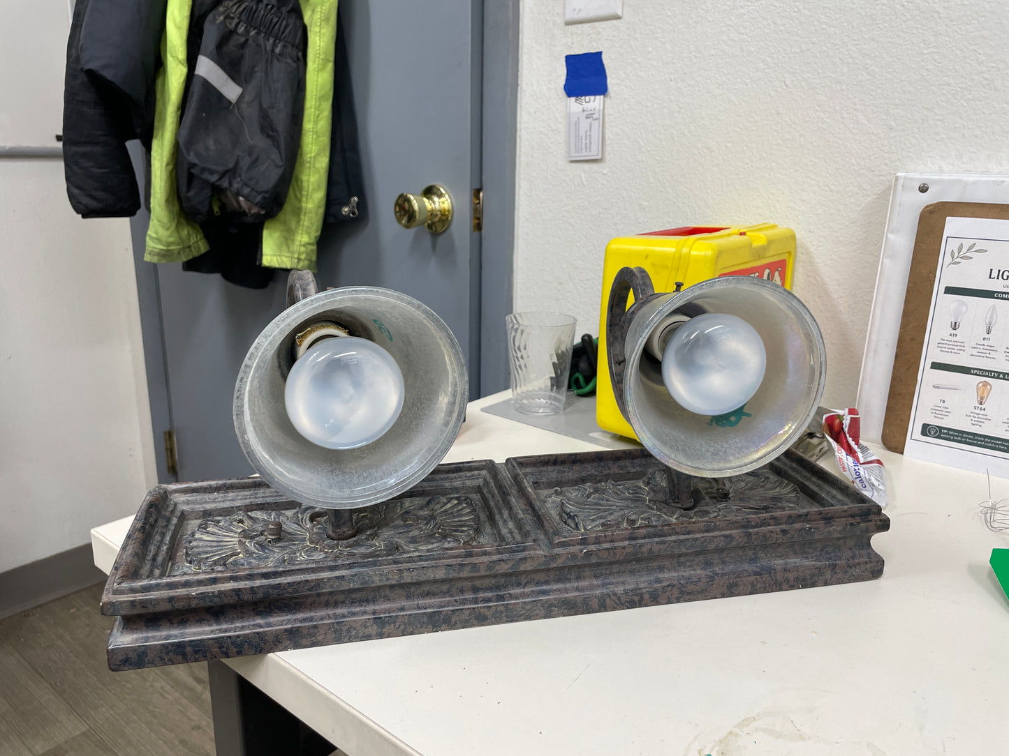Rustic Bronze Double Vanity Light [#J520.05]