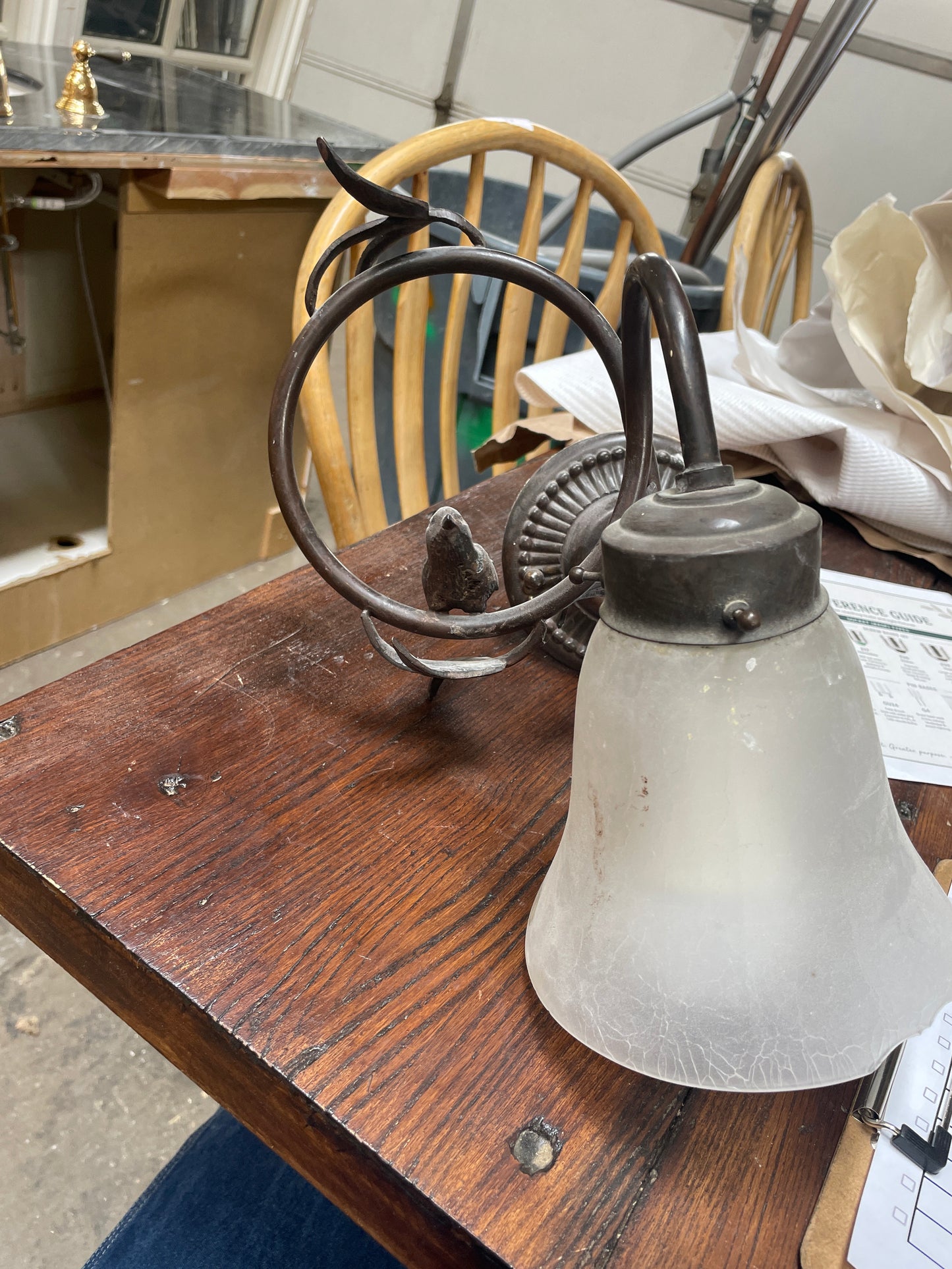 Rustic Bird Accent Wall Sconce [#J520.11]
