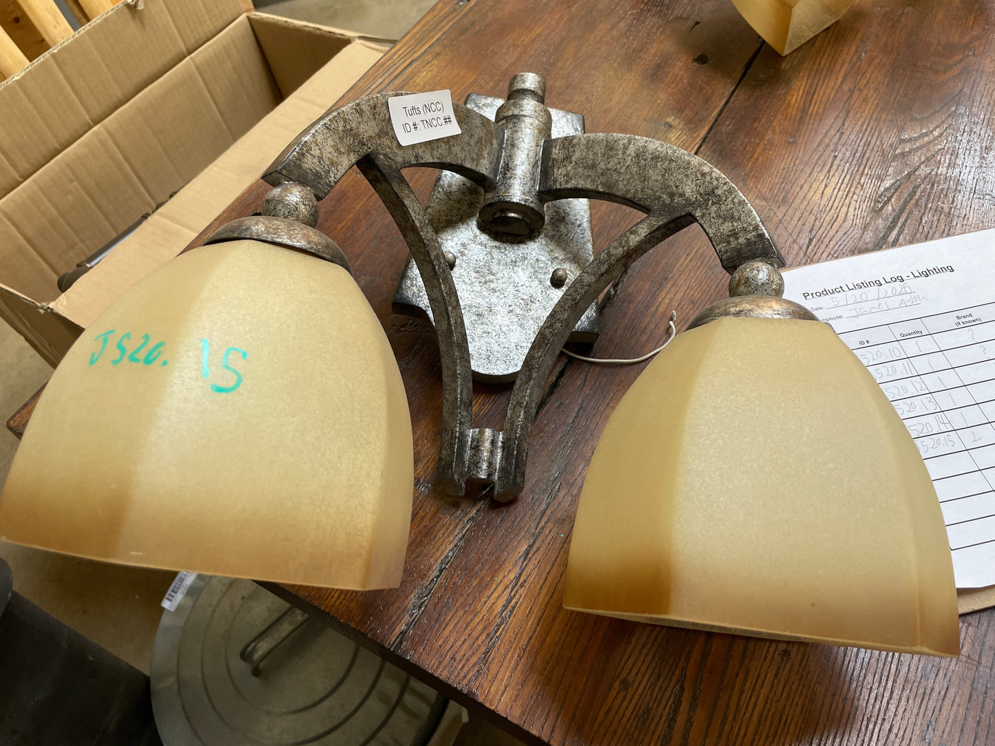 Modern Two-Light Vanity Fixture [#J520.15]
