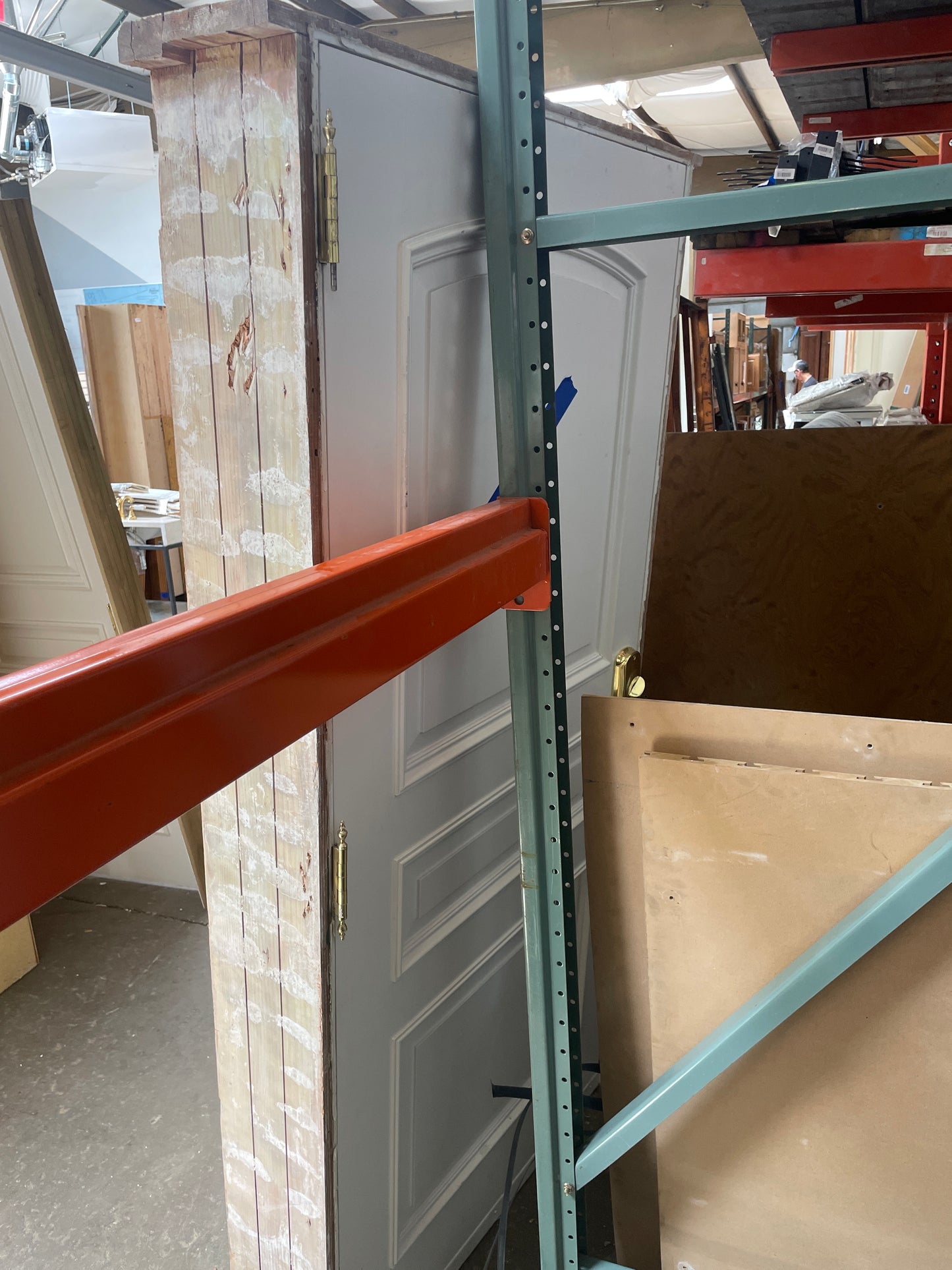 36x79 RHS Exterior Solid 3 Panel Prehung Door, White [#J526.10]