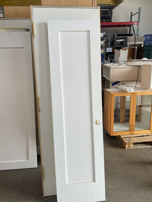22x80 LHS Interior Hollow 1 Panel Slab Door, White [#J526.14]