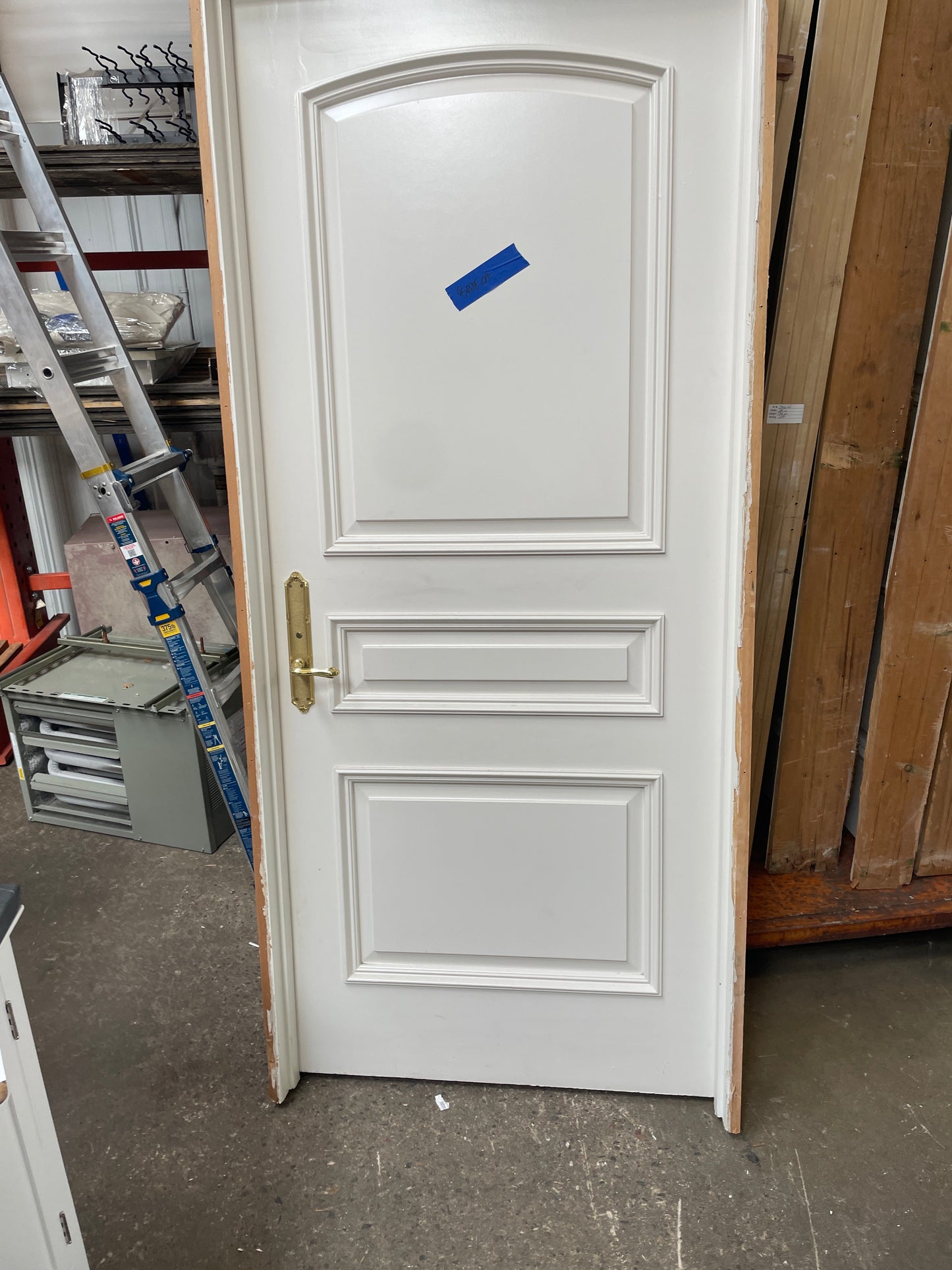 30x83 RHS Interior Solid 3 Panel Prehung Door, White [#J527.01]
