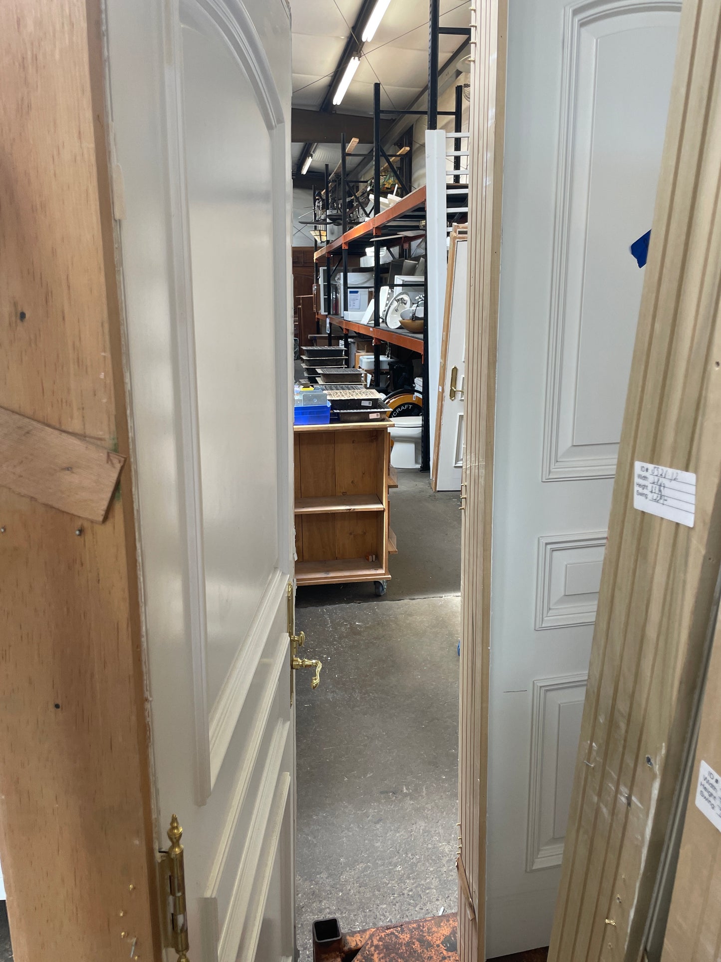 30x83 RHS Interior Solid 3 Panel Prehung Door, White [#J527.01]