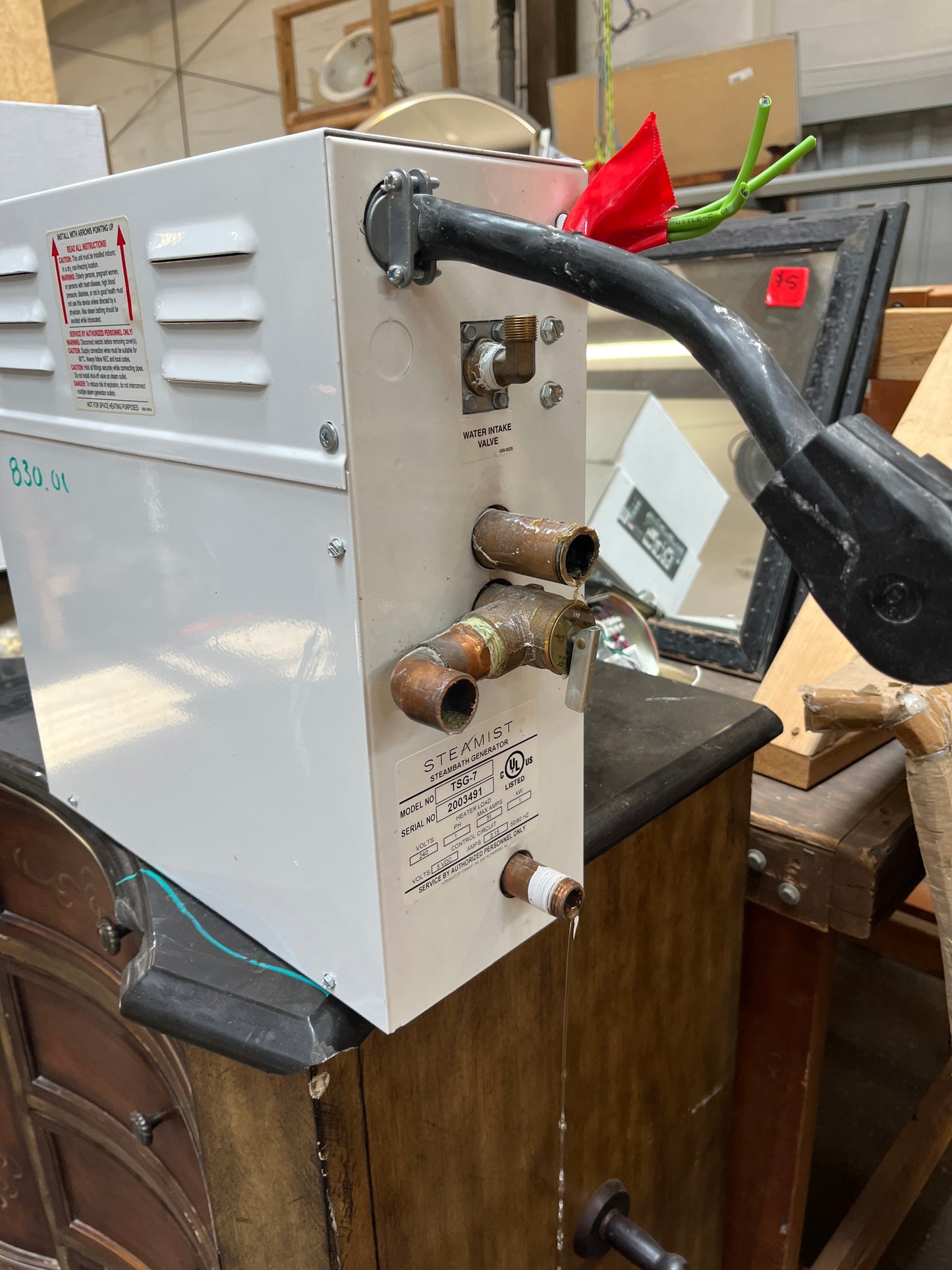 Steamist Steambath Generator – Model TSG-7 [830.01]