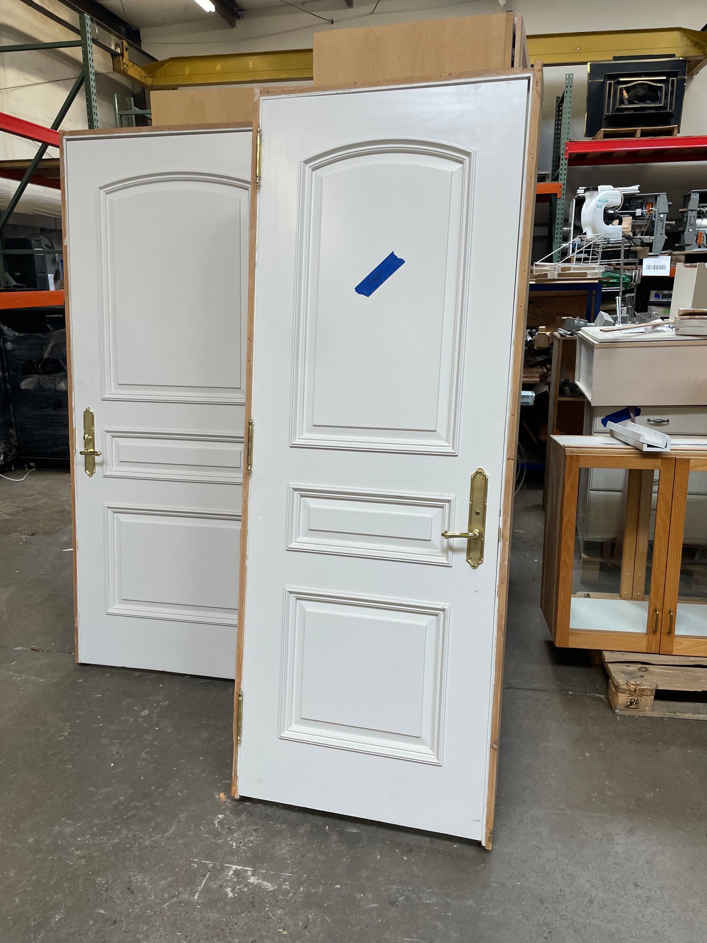 30x83 RHS Interior Solid 3 Panel Prehung Door, White [#J527.01]