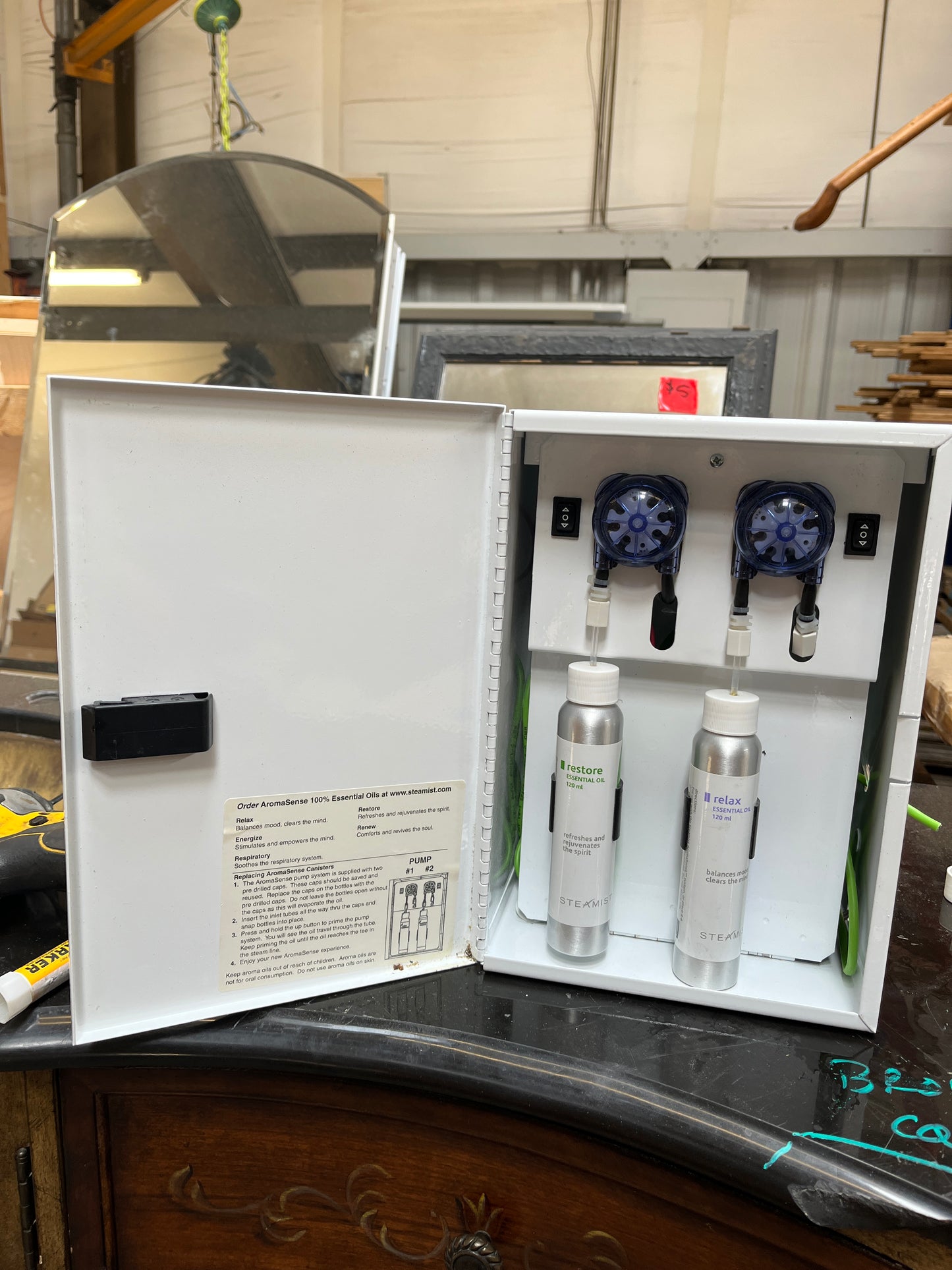 Steamist AromaSense Essential Oil System [830.03]