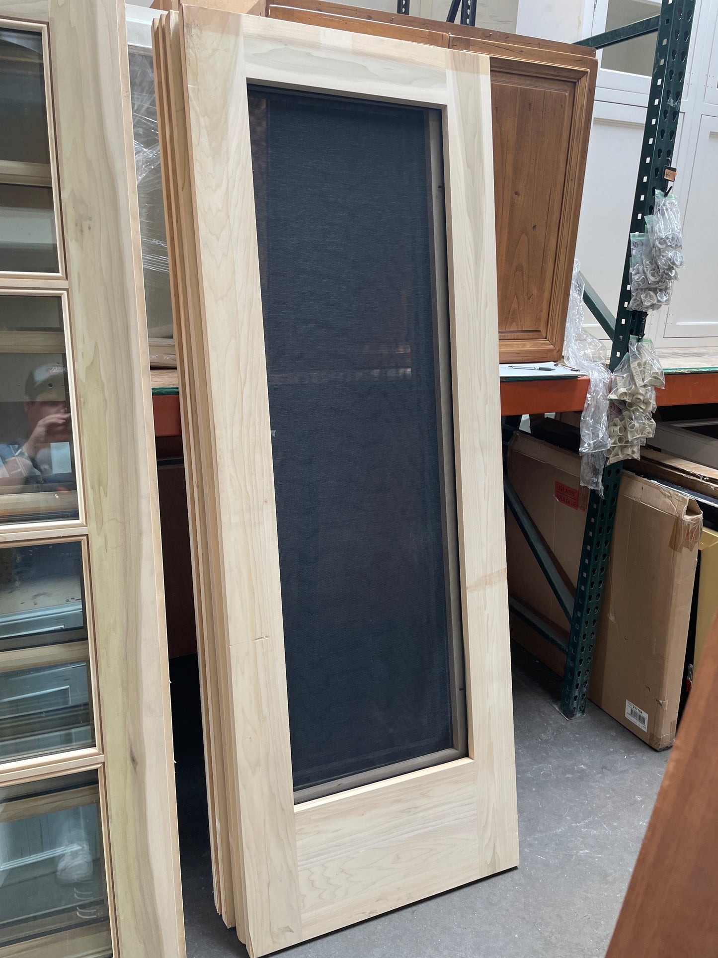 30x85 Exterior Solid Screen Slab Door, Unfinished [#J527.03]