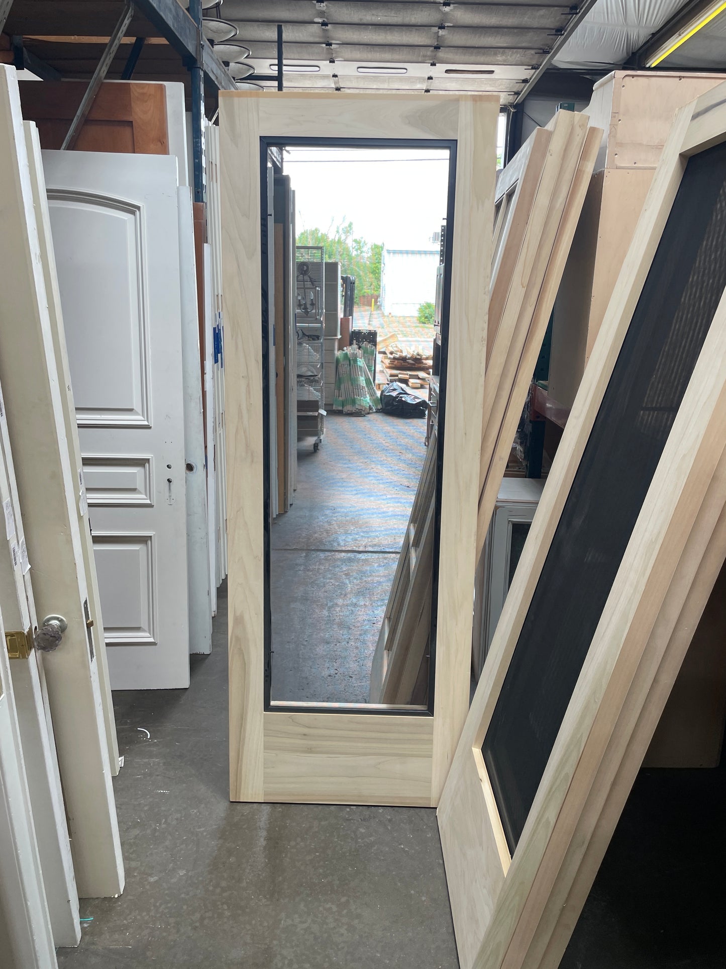 30x85 Exterior Solid Screen Slab Door, Unfinished [#J527.03]