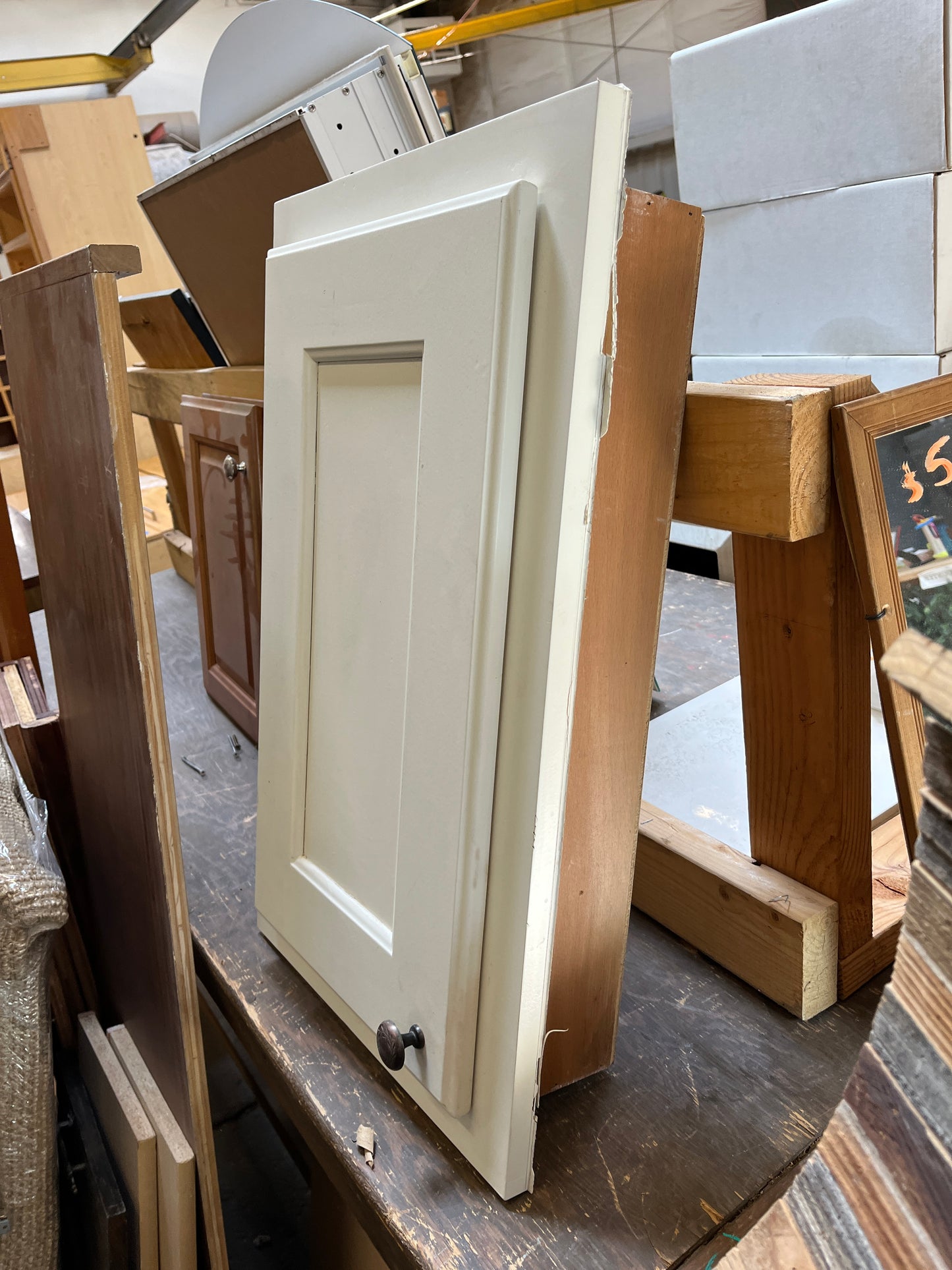 White Wooden Medicine Cabinet [902.05]
