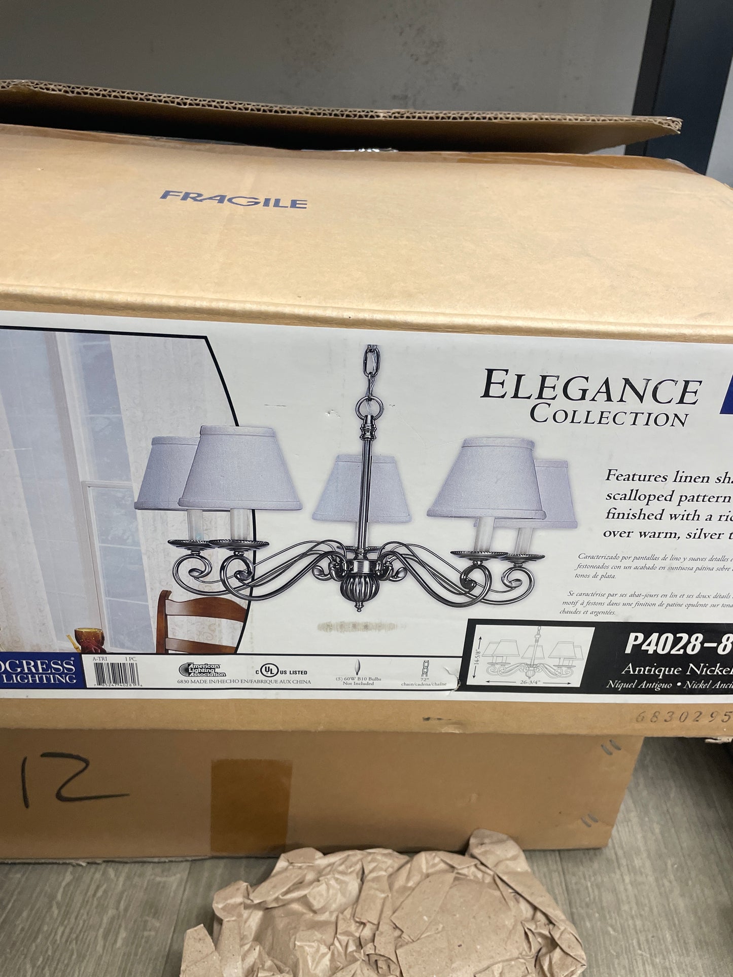 Chandelier Light Fixture [#J602.08]