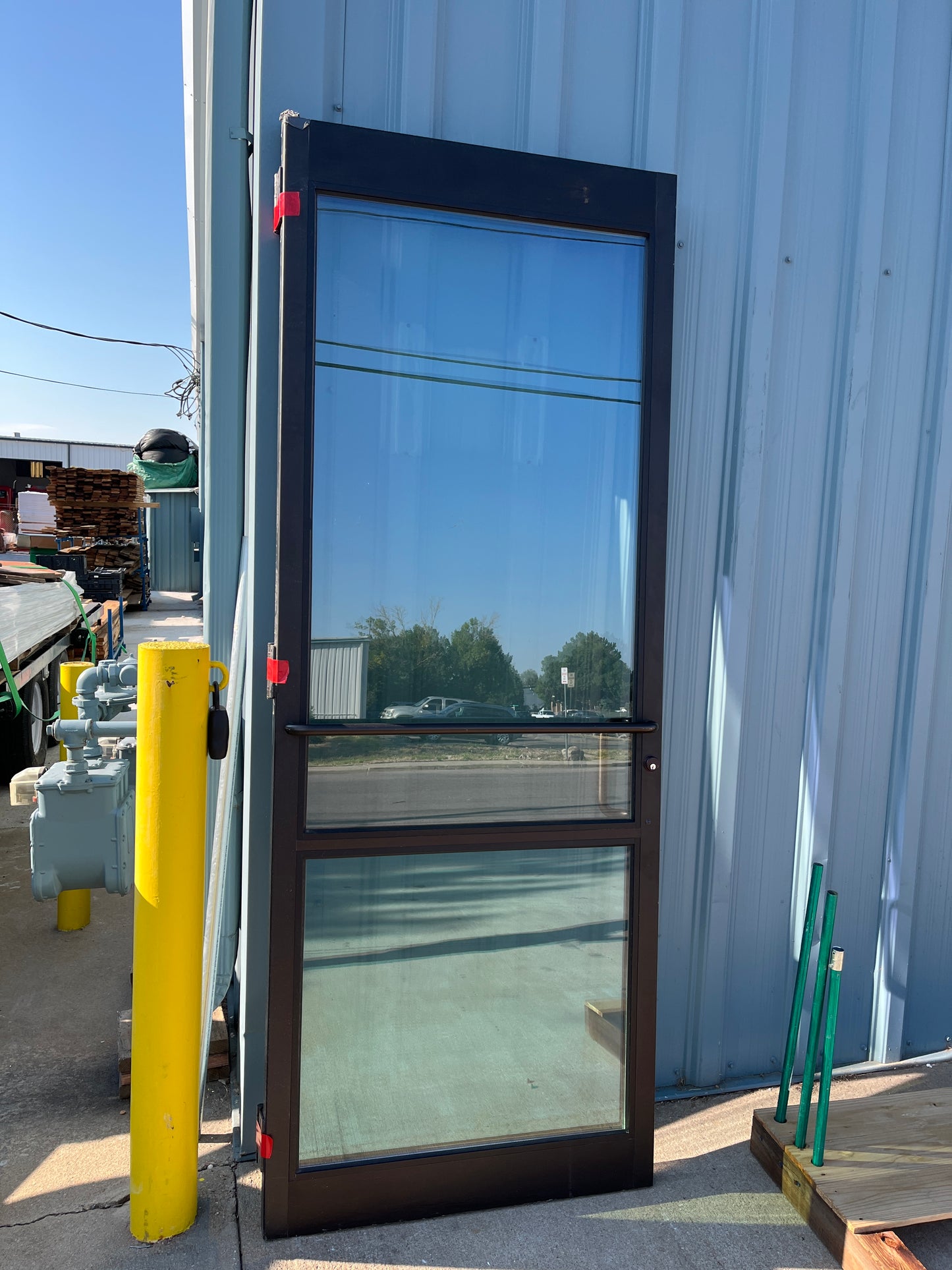 Metal and Glass Commercial Door 36 ⅝" x 94" [904.01]