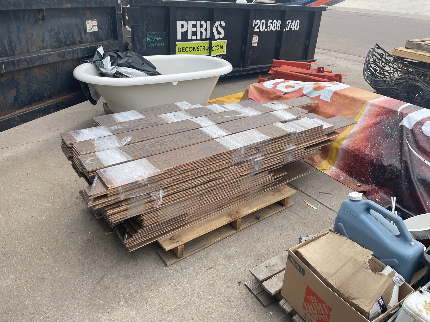 Oak Reclaimed Flooring, 7in, 625 sqft [#J603.05]
