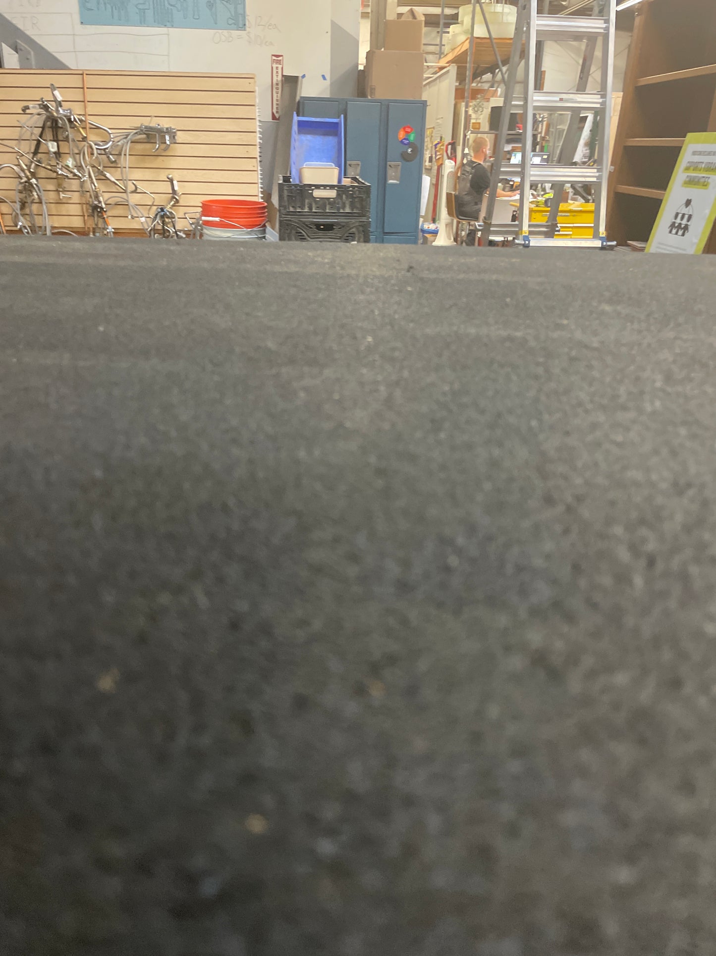 Rubber Gym Floor Tiles, 24x24in, 64 sqft [#J608.08]