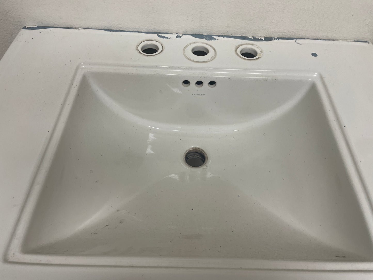 30x12 Kohler Pedestal Bathroom Sink, White Porcelain [#J609.01]