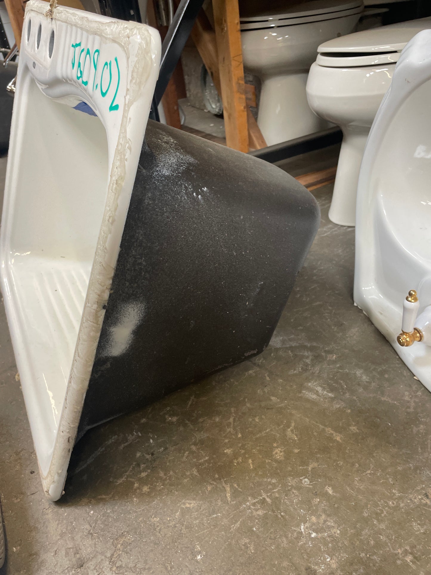 25x22 Kohler Cast Iron Drop-In Kitchen Sink, White [#J609.02]