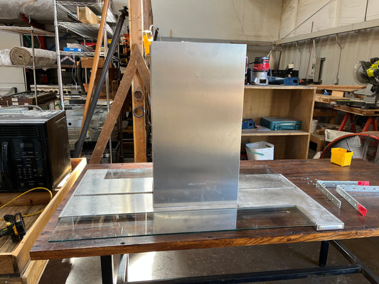 Elica Zephyr Island Range Hood – Stainless Steel & Glass [910.30]