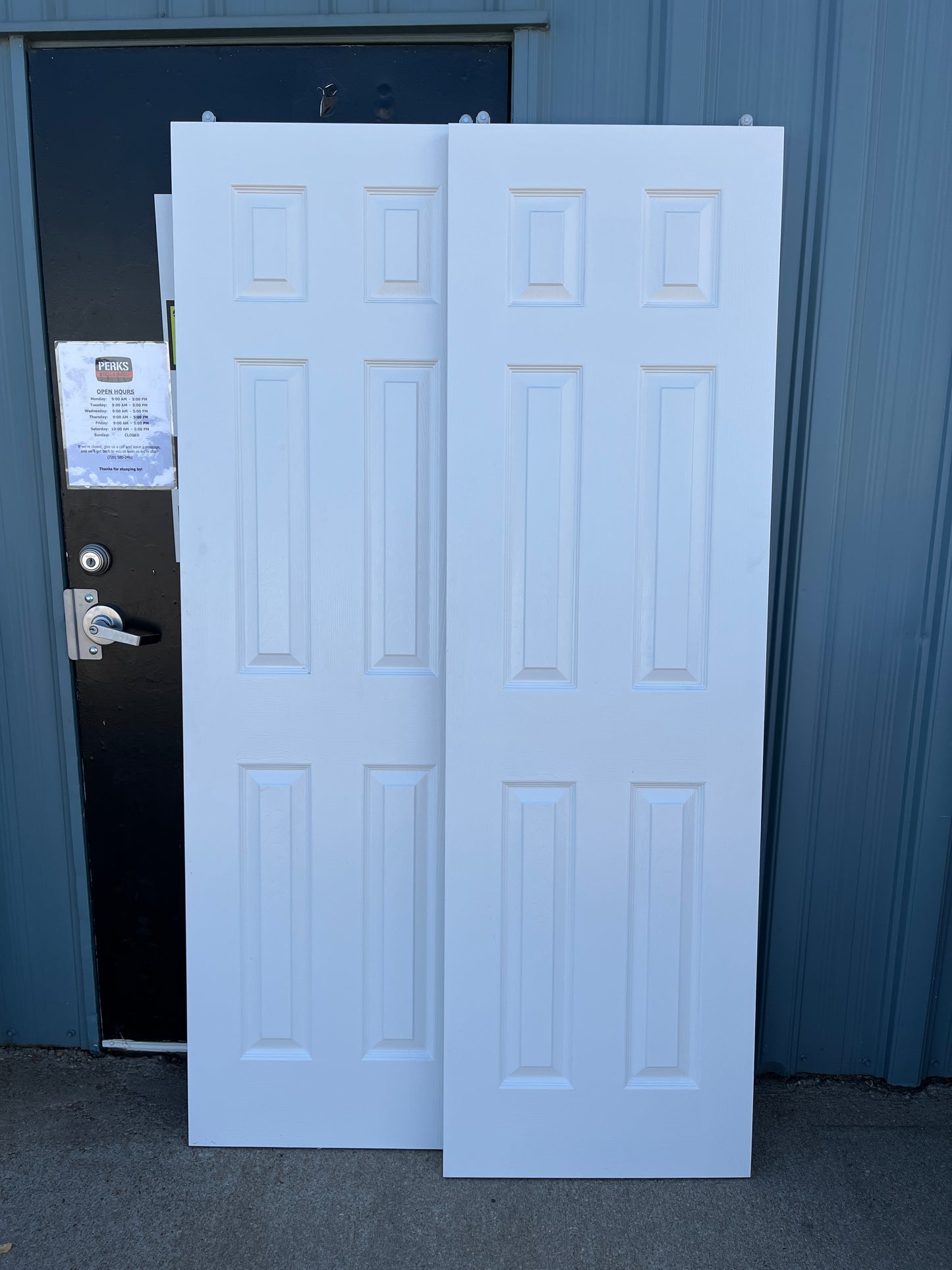 Set of 6-Panel Bypass Closet Doors [911.01(1)]