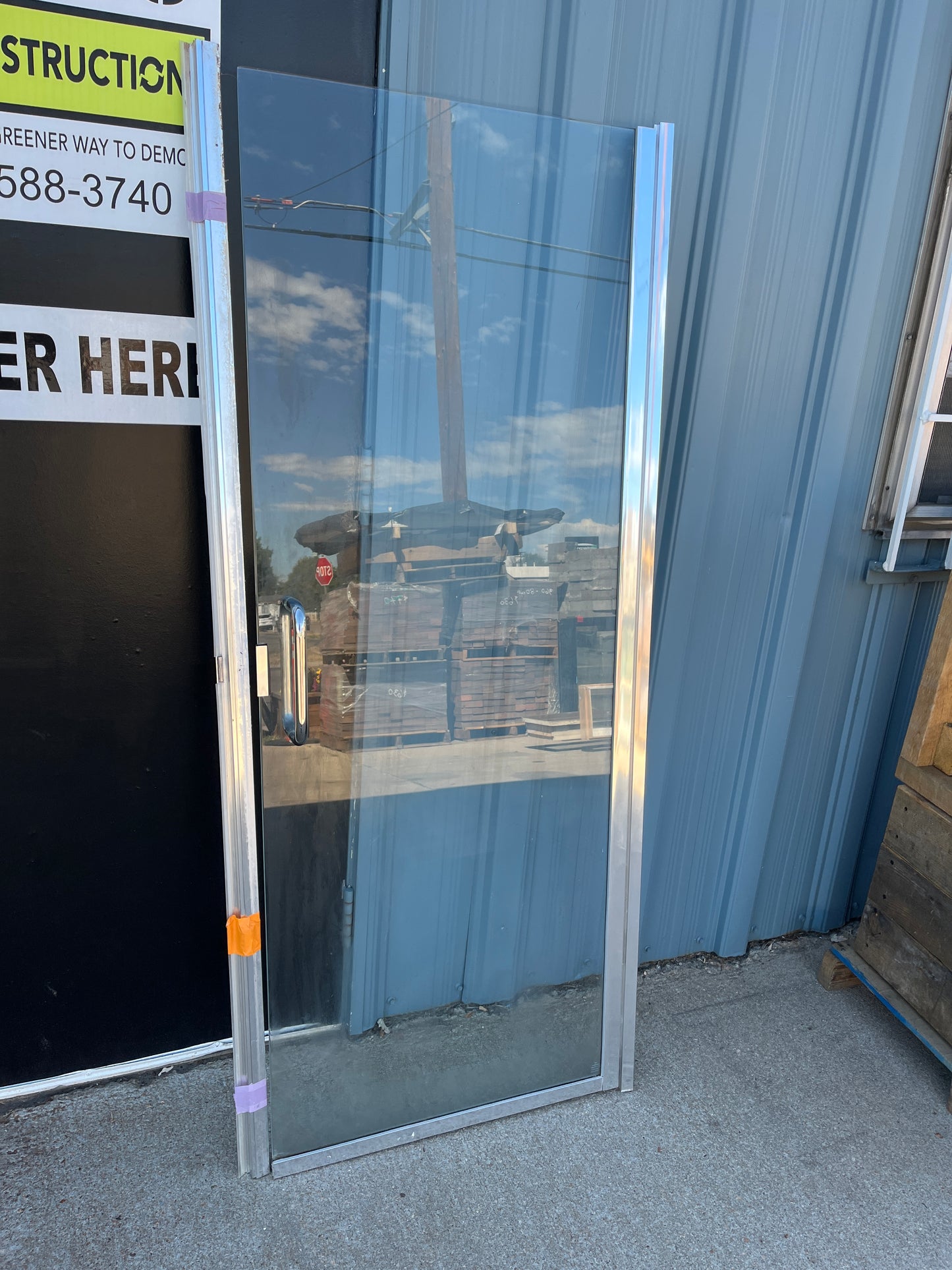 Glass Shower Door with Trim Kit [911.04]