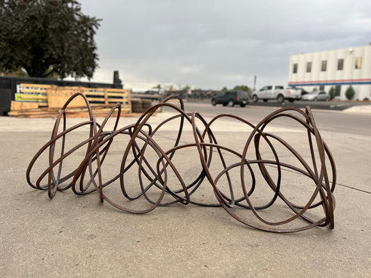 Twisted Wrought Iron Sculpture [911.10]