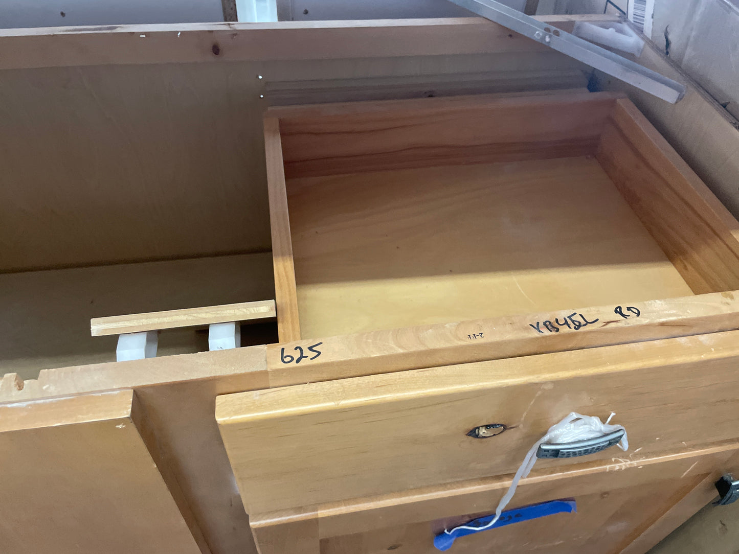 52in Base Cabinet, Natural Wood Finish [#J616.05]