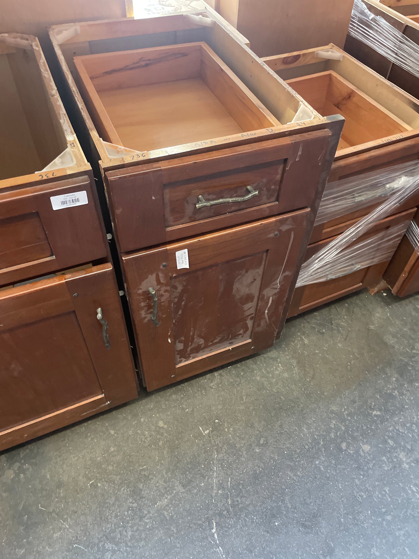16.5in Base Cabinet, Wood Finish [#J616.07]