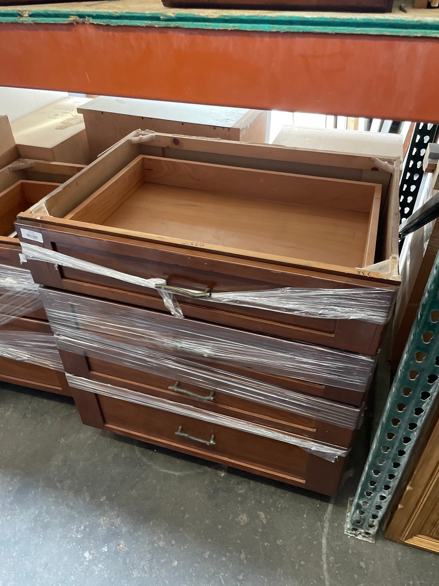 33in Drawer Base Cabinet, Wood Finish [#J616.09]