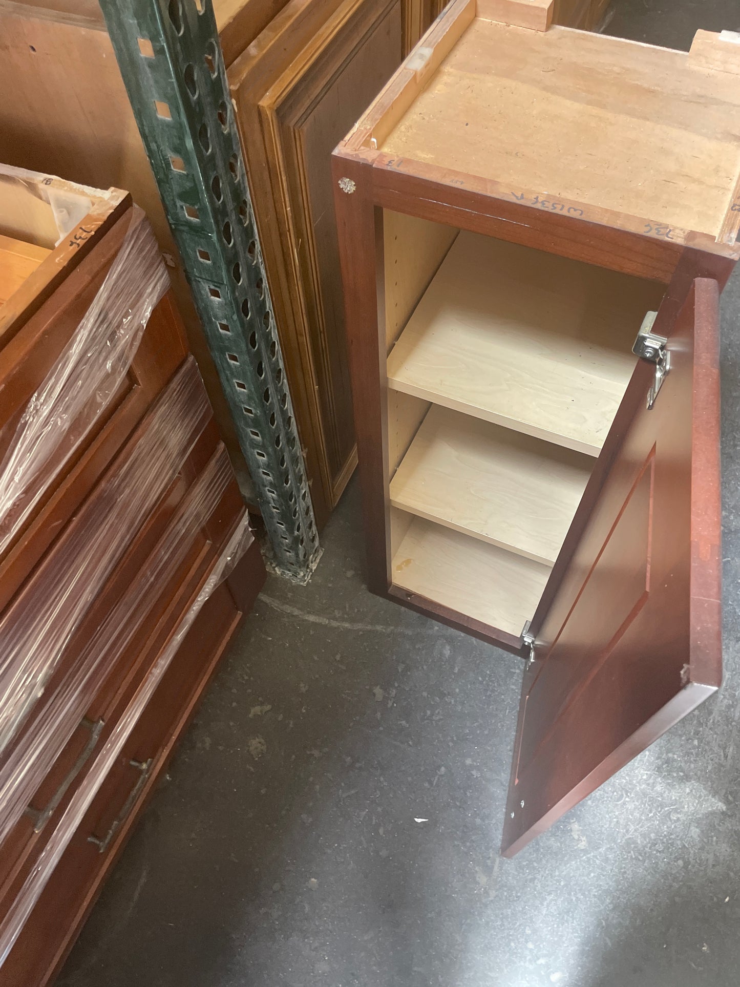 13in Upper Cabinet, Dark Wood Finish [#J616.14]