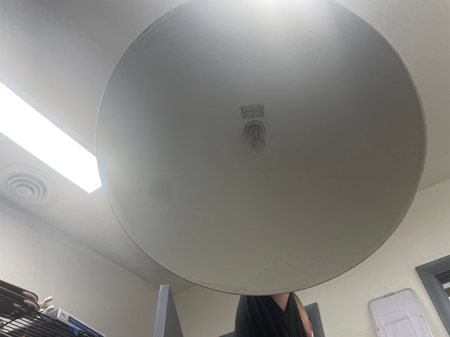 Industrial Dome Pendant, Distressed Matte Black [#TNCC.623.02]