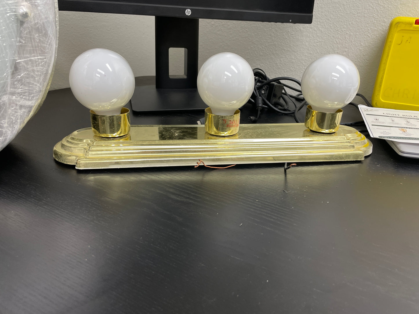 3-Light Vanity Bar, Polished Brass [#J629.01]