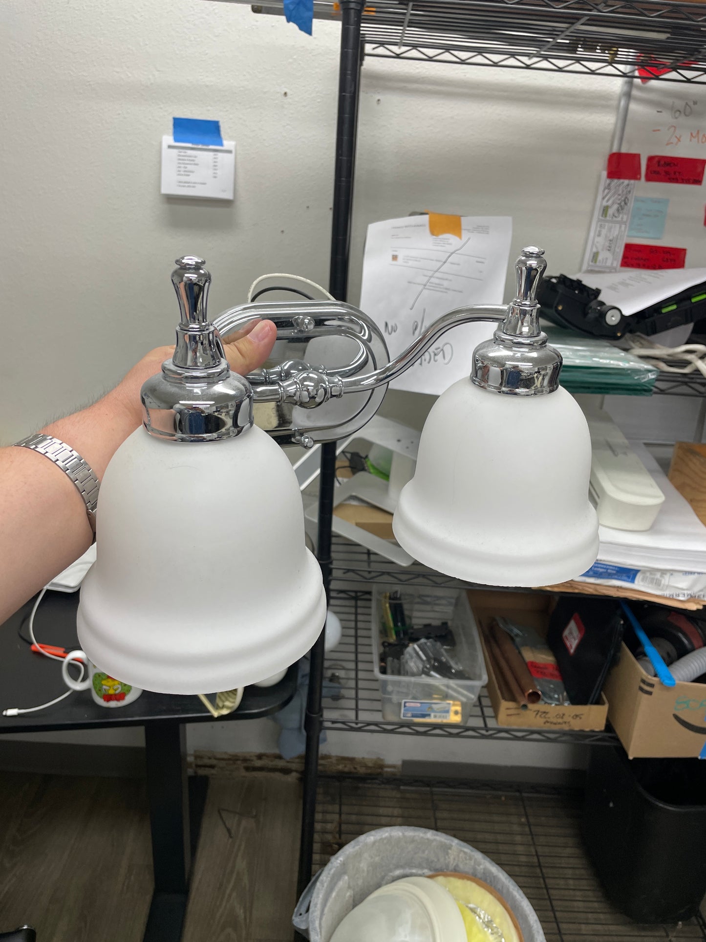 2-Light Wall Sconce, Chrome [#J629.08]