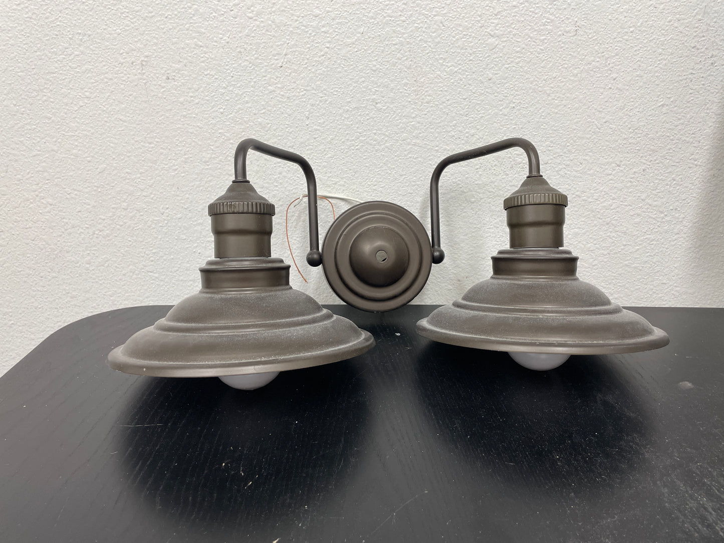 2-Light Reclaimed Barn Sconce, Oil-Rubbed Bronze