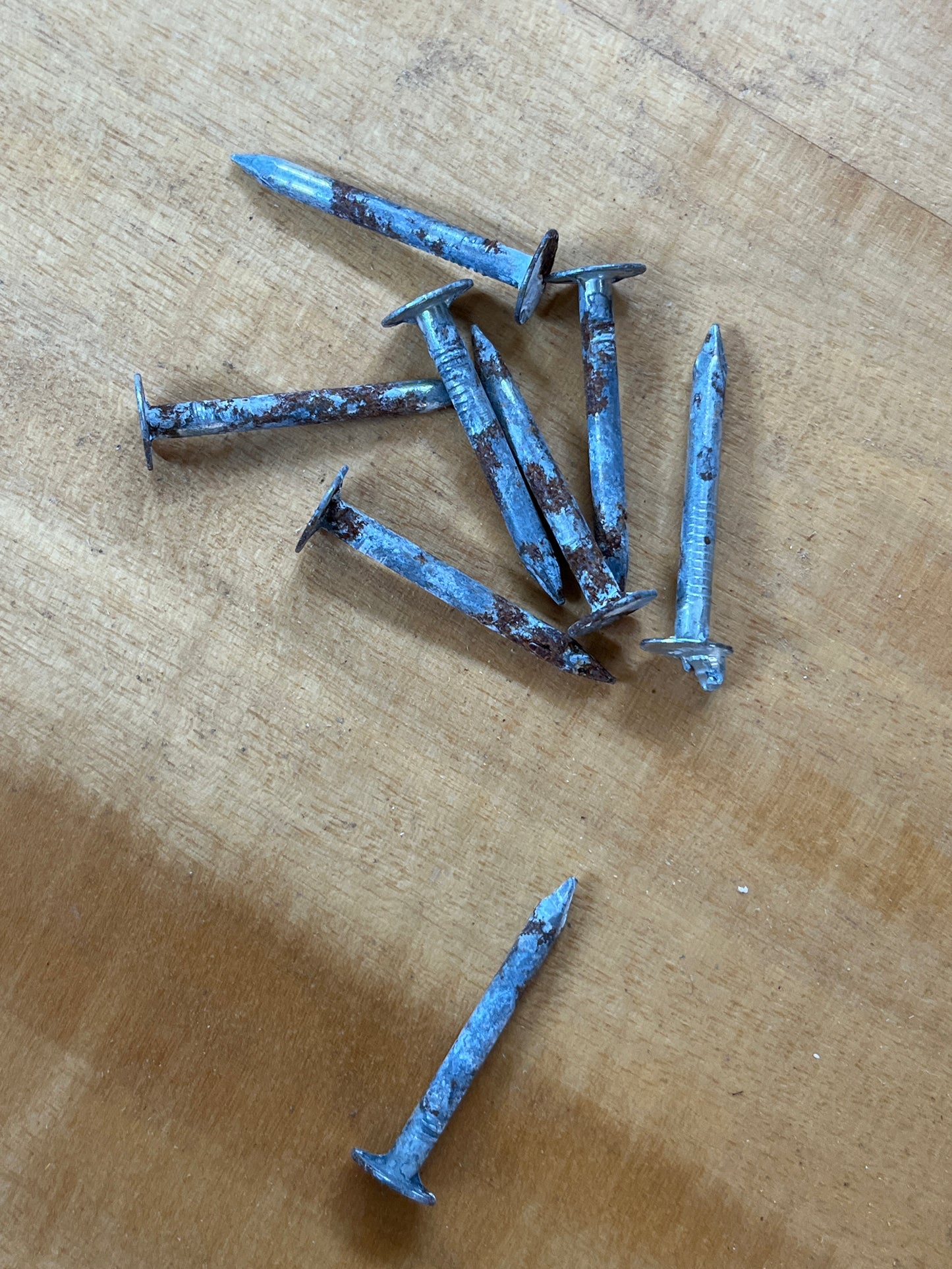 1-1/4 in. Flat Head Smooth Shank Roofing Nails - 1lb ~196pcs  [1002.58]