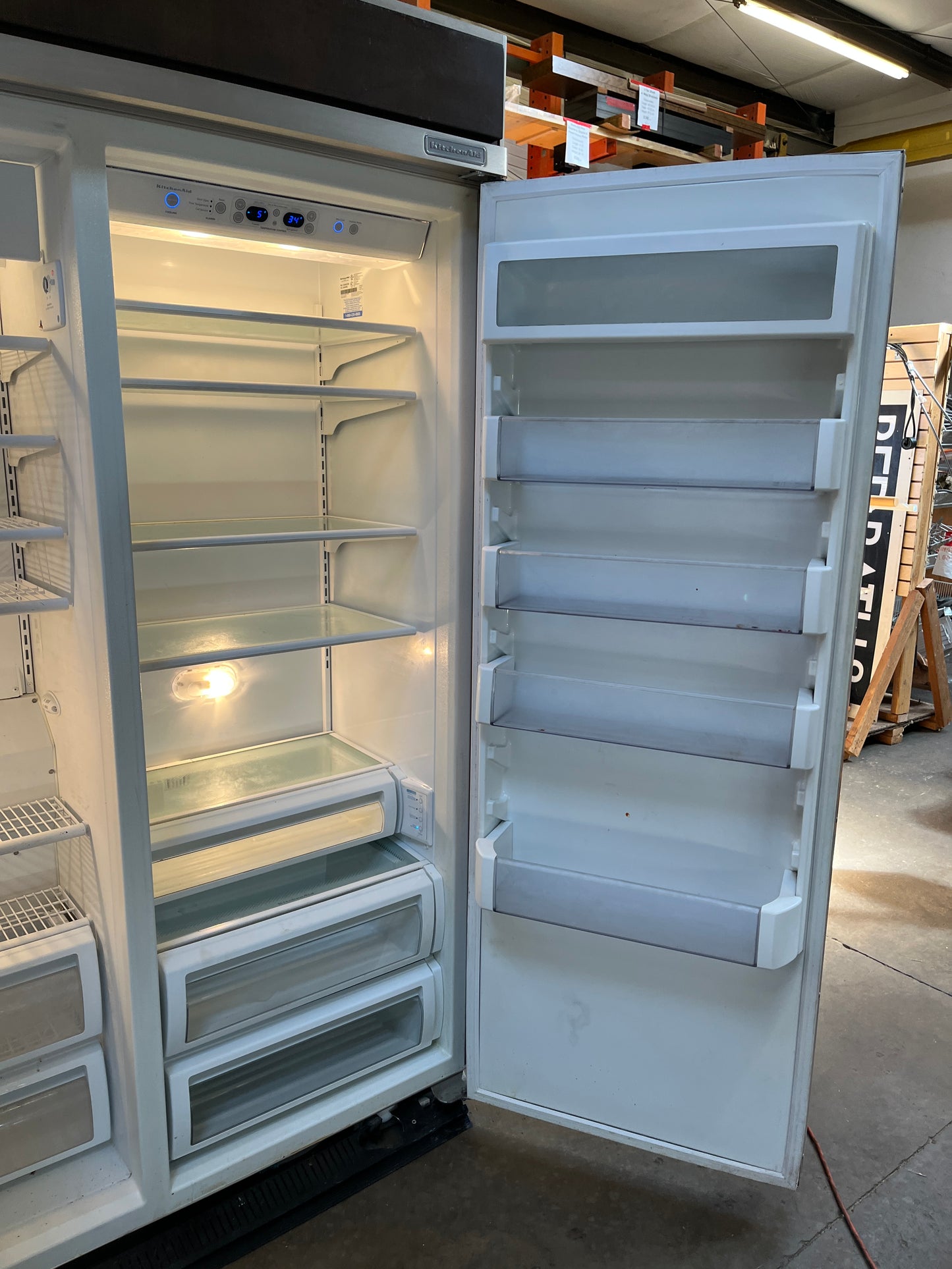 KitchenAid Built-In Side-by-Side Refrigerator [916.91]
