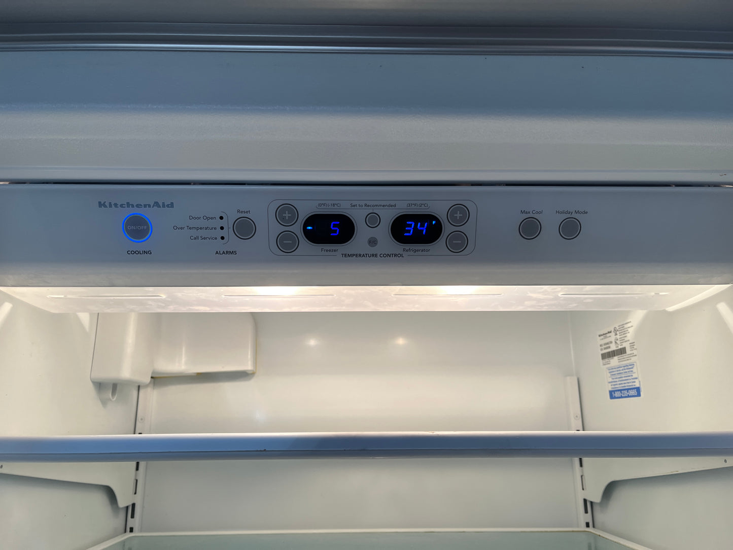 KitchenAid Built-In Side-by-Side Refrigerator [916.91]