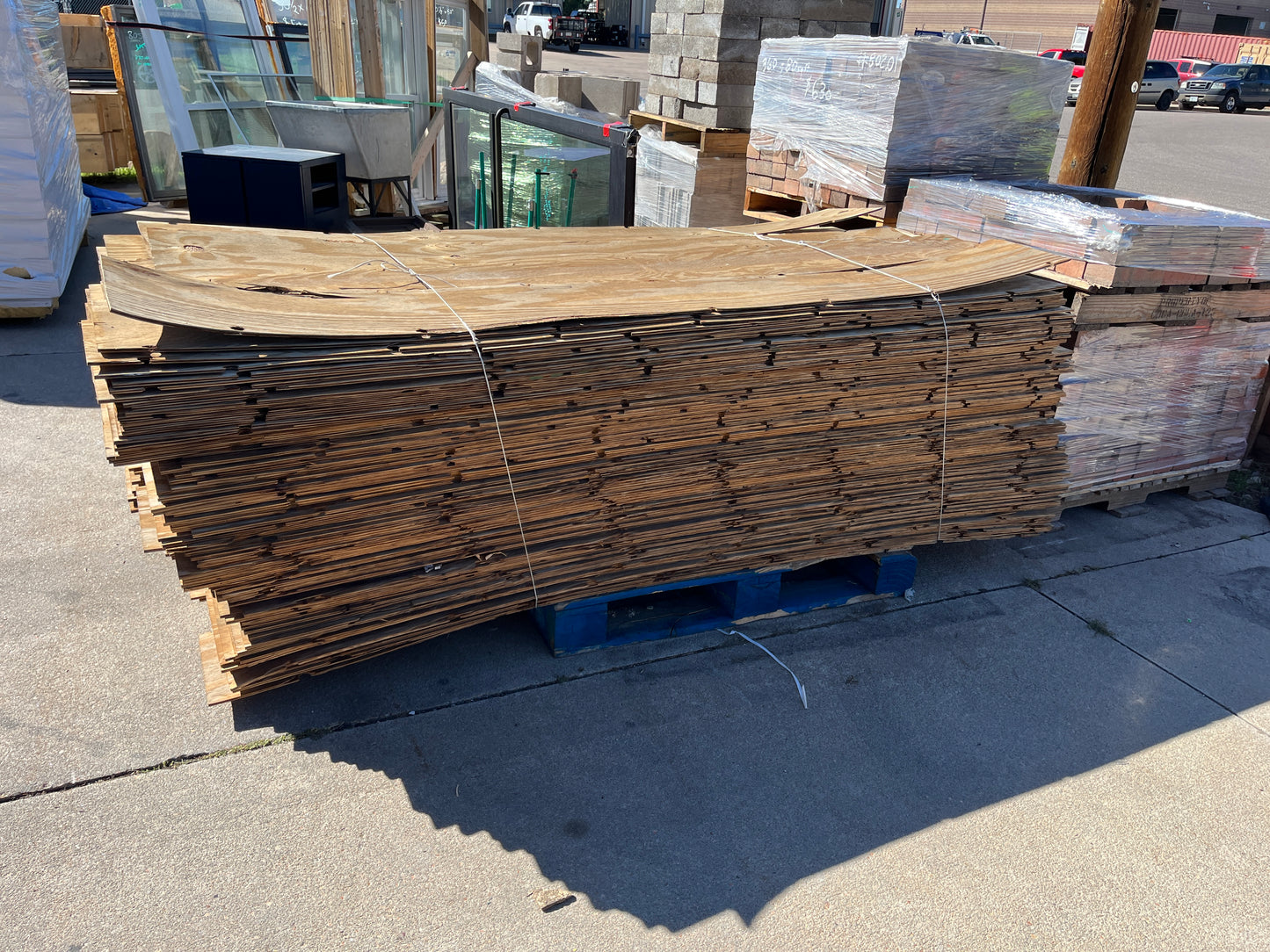 1/4" Salvaged Plywood Strips