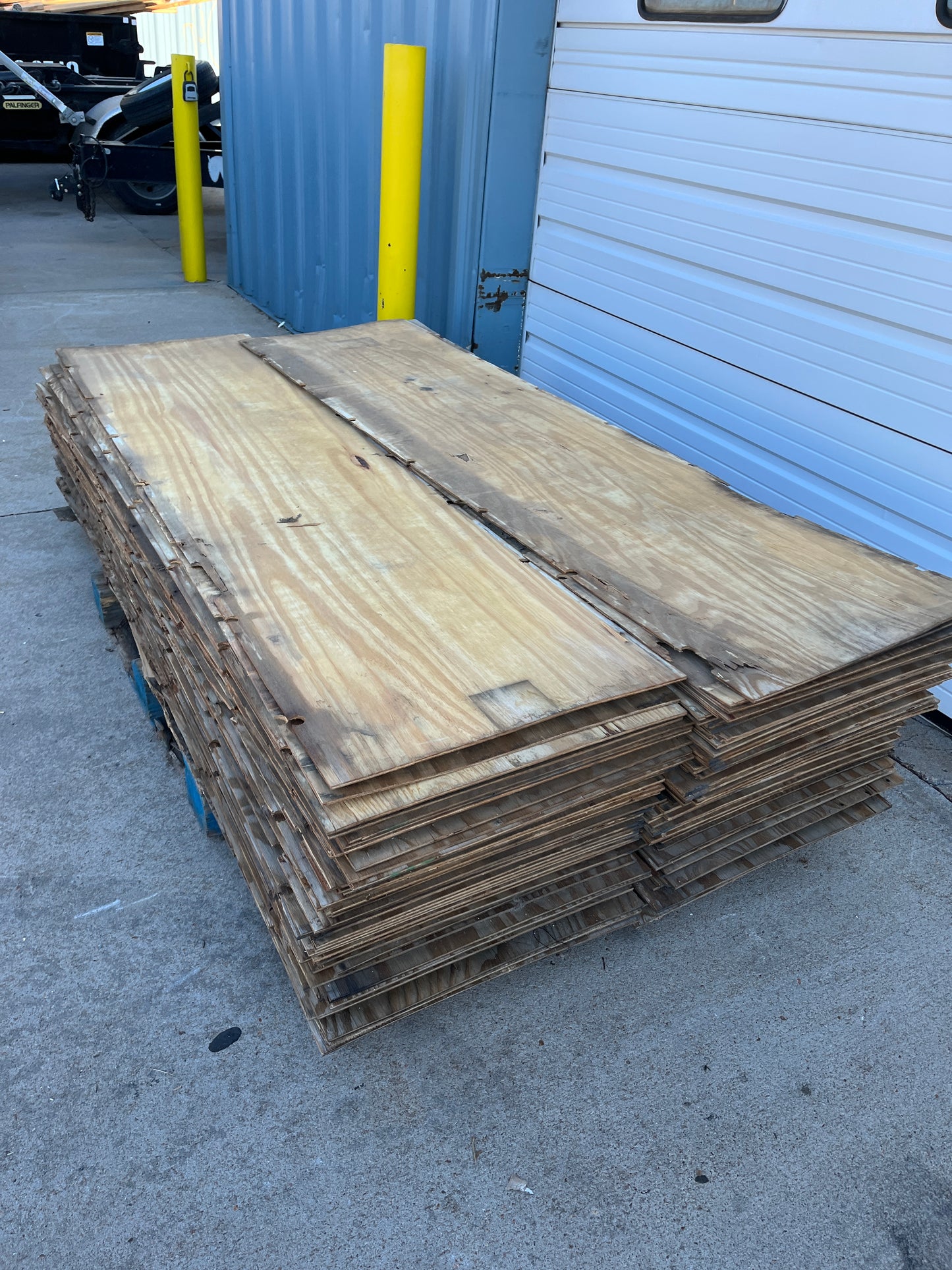 1/4" Salvaged Plywood Strips