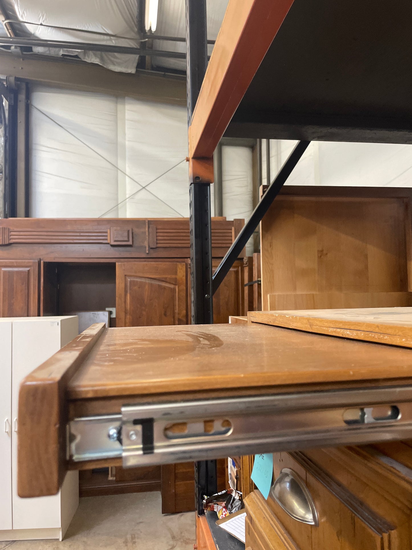 23in Base Cabinet, Natural Wood Finish