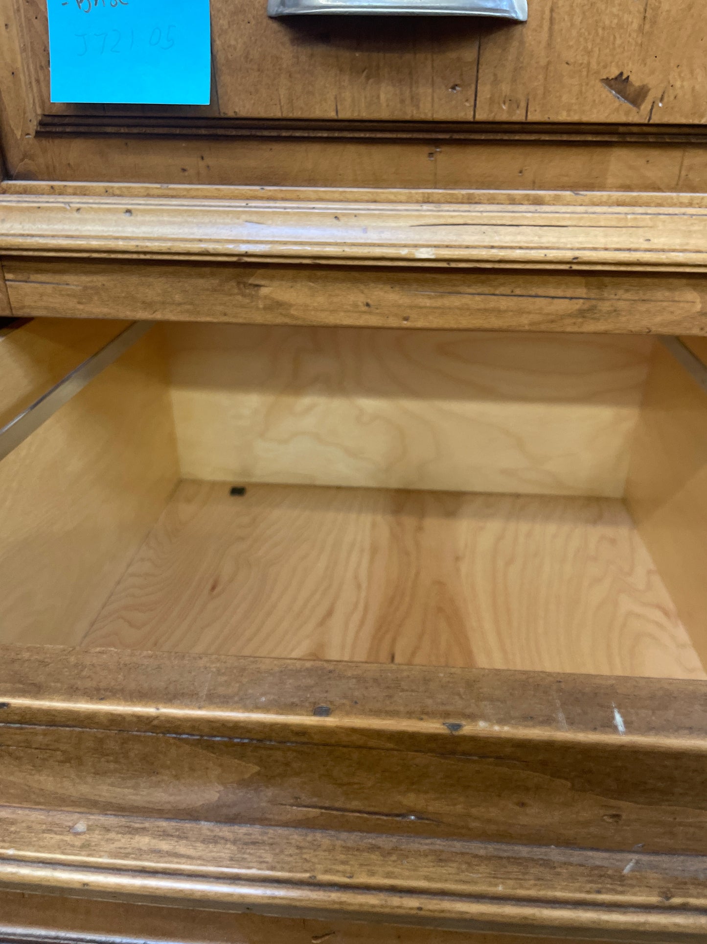 23in Base Cabinet, Natural Wood Finish