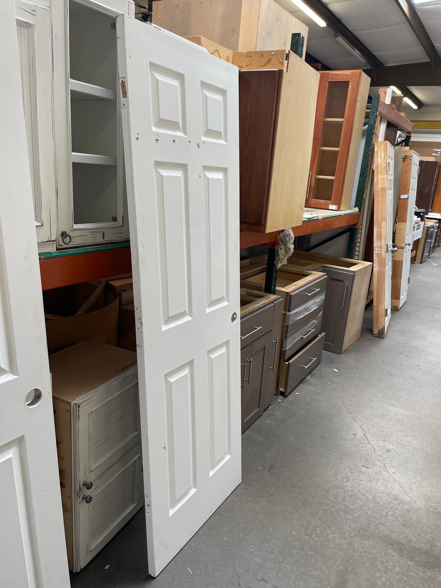 28x80 RHS Interior Solid 6 Panel Slab Door, White [#J727.05]