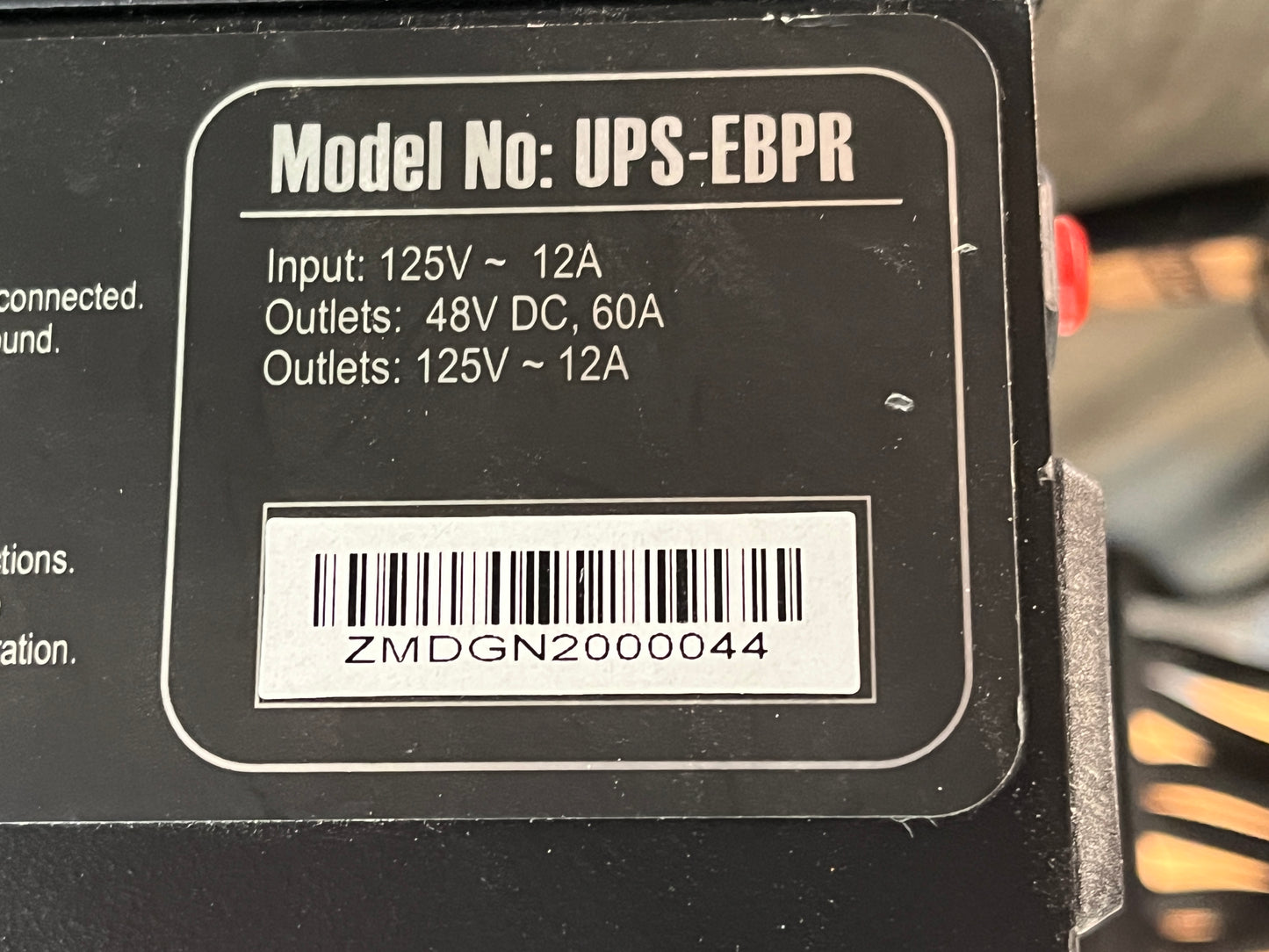Middle Atlantic UPS Battery Backup w/ Battery Pack [#E505.07]