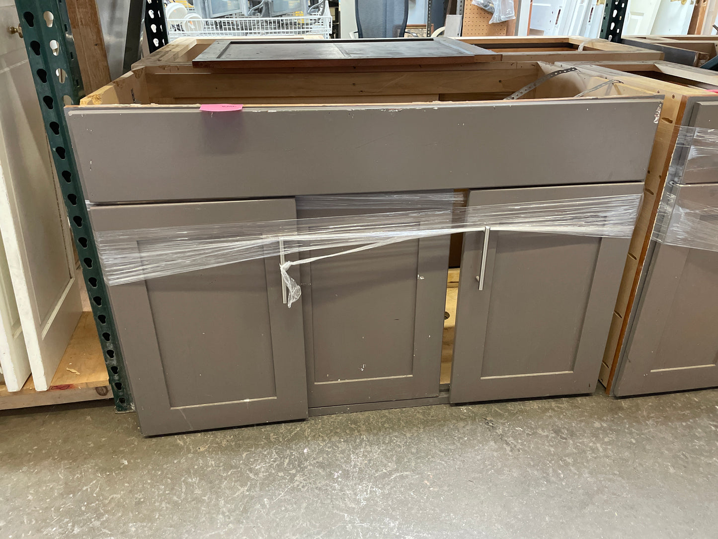 48in Base Cabinet, Gray Finish