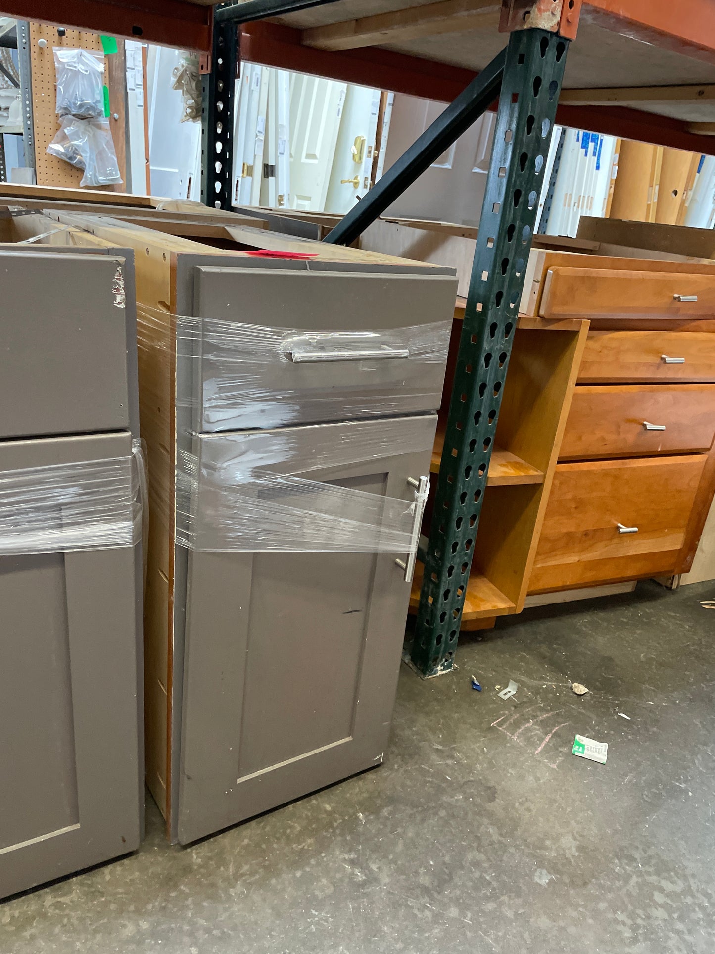 15in Base Cabinet, Gray Finish