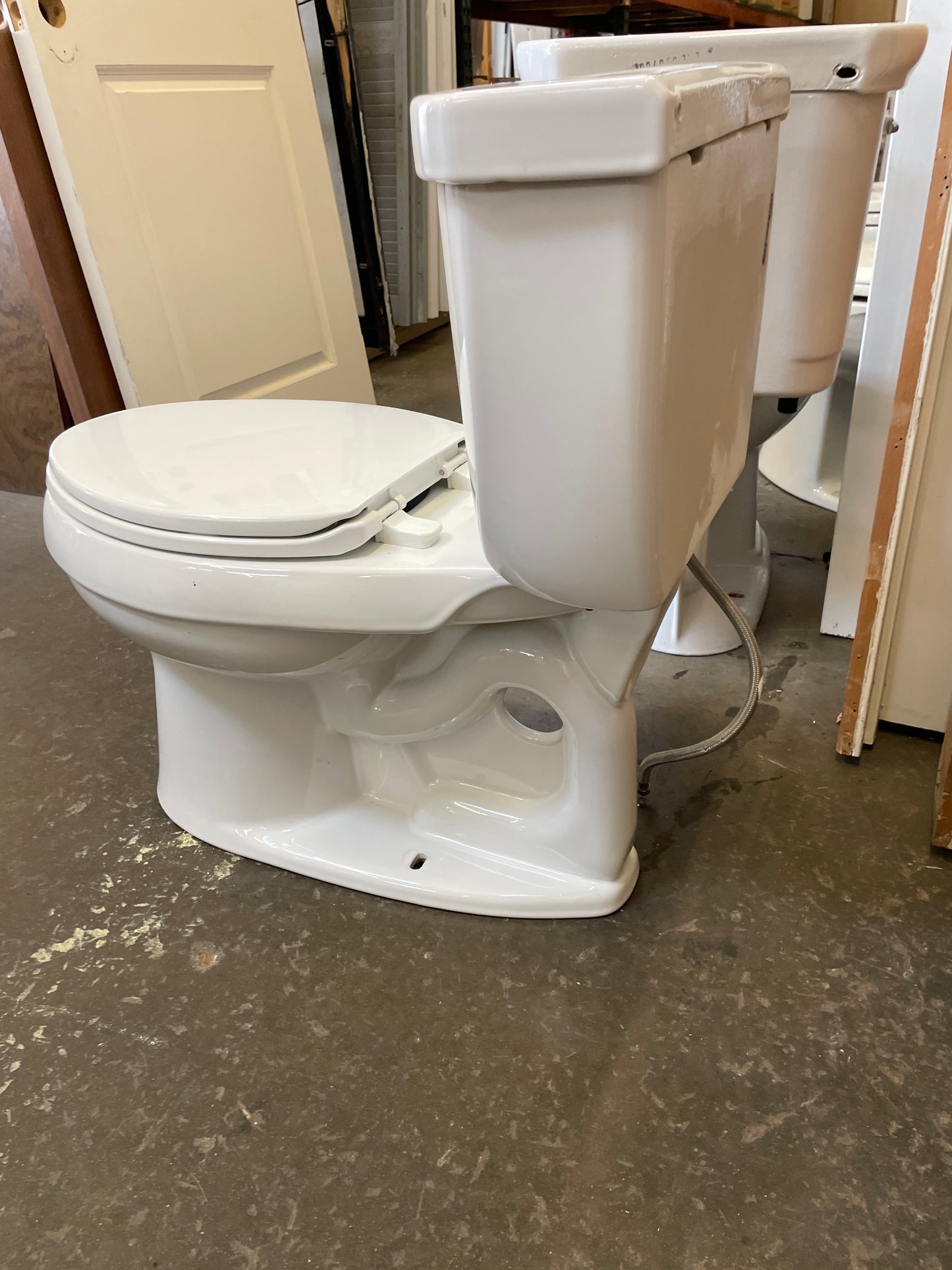 Kohler Elongated Two-Piece Single Flush Toilet, White [#J730.02]