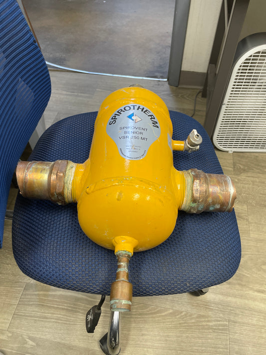Spirotherm Spirovent Superior Yellow Bladder Accumulator, VSR 250 MT